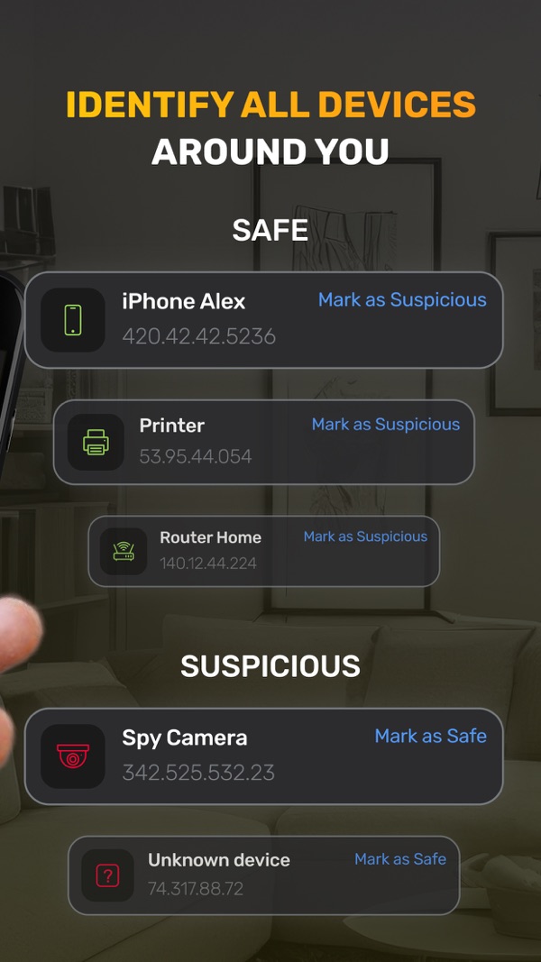 Wize: Hidden Camera Detector screenshot 2